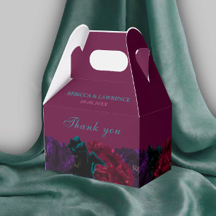 Ballotins Chic bijou fleuris bordeaux mariage