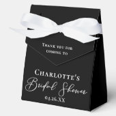 Ballotins Chic Black White Bridal Shower Personalized (Recto)