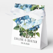 Ballotins Chic Blue Hydrangea Floral Mariage (Verso)