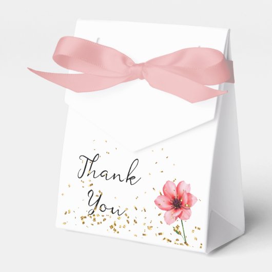 Ballotins Chic Blush Rose Floral Confetti Mariage cadre (Verso)