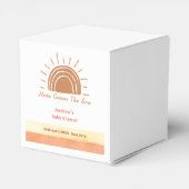 Ballotins Chic Boho Desert Ici Vient Le Fils Bébé Douche (Arrière)