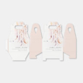 Ballotins Chic Boho Feather Dreamcatcher Watercolor Mariage (Déplié)