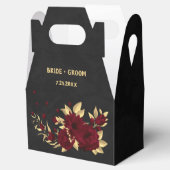 Ballotins Chic bordeaux et or noir mariage (Ouvert)