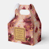 Ballotins Chic Bourgogne Blush Gold Boho Wedding Favoriser B (Verso)