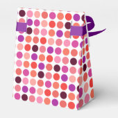 Ballotins Chic coloré motif pois monogramme (Arrière)