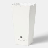 Ballotins Chic Couple noir et ivoire Monogramme Popcorn (Verso)