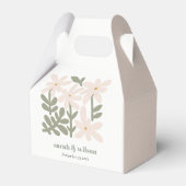 Ballotins Chic Dusky Blush Rétro Mariage Floral Minimal (Arrière)