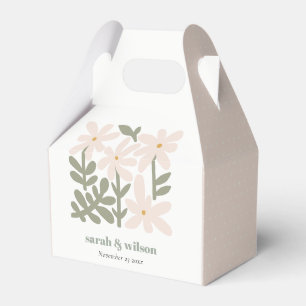 Ballotins Chic Dusky Blush Rétro Mariage Floral Minimal