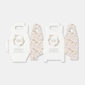 Ballotins Chic Dusky Rose Blush Fleur sauvage Crest Graduati (Déplié)