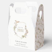 Ballotins Chic Dusky Rose Blush Fleur sauvage Crest Graduati (Ouvert)