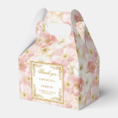 Ballotins Chic Dusty Rose or Aquarelle Mariage boîte de préf (Verso)