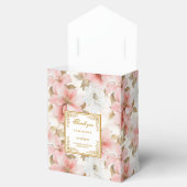 Ballotins Chic Dusty Rose or Aquarelle Mariage boîte de préf (Ouvert)