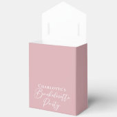 Ballotins Chic Dusty Rose Pink Custom Bachelorette Party (Ouvrir)