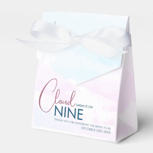 Ballotins Chic Élégant Cloud Nine Enterrement de Vie de Jeun (Verso)