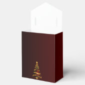 Ballotins Chic Elegant or Noël Arbre Merci Mariage (Ouvert)