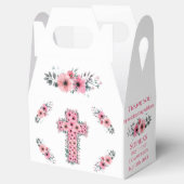 Ballotins Chic Fille Première Sainte Communion Croix de Fleu (Ouvert)