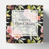 Ballotins Chic Fleurs de verdure florales rouges Baby Shower (Haut)