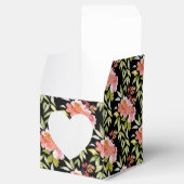 Ballotins Chic Fleurs de verdure florales rouges Baby Shower (Ouvert)