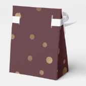 Ballotins Chic Gold Confetti Love Bourgogne Mariage (Arrière)