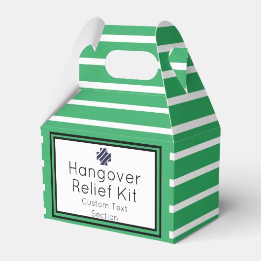 Ballotins Chic Green et Marine Hangover Kit Ballotin (Verso)