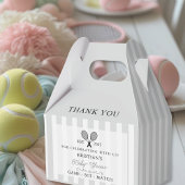 Ballotins Chic Gris Gris Baby shower de tennis Merci