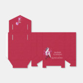 Ballotins Chic Hot rose oeillets Quinceanera Party (Déplié)