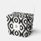 Ballotins Chic Ikat noir et blanc diamant monogramme soirée (Verso)
