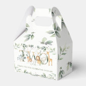 Ballotins Chic Jungle Animaux Verdure 2e anniversaire Deux s (Arrière)