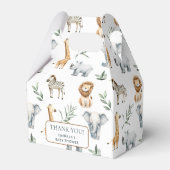 Ballotins Chic Jungle Animaux Verdure Safari Baby shower (Verso)