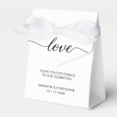 Ballotins Chic Love Script Custom Engagement Party (Verso)