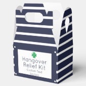 Ballotins Chic Navy et White Hangover Kit Ballotin (Ouvert)