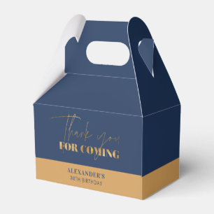Ballotins Chic Navy Or Anniversaire Remerciement
