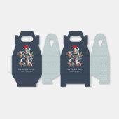 Ballotins Chic Navy Rouge Vert Blanc Paix Noël (Déplié)