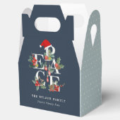 Ballotins Chic Navy Rouge Vert Blanc Paix Noël (Ouvert)