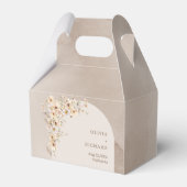 Ballotins Chic neutre boho arch rustique fleurs sauvages d'i (Arrière)