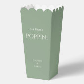 Ballotins Chic Sage Green Couple Popcorn (Recto)
