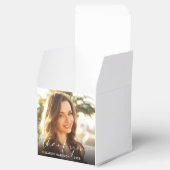 Ballotins Chic Script Photo Overlay Merci de graduation (Ouvert)