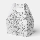 Ballotins Chic Silver Confetti Bride Ballotin de tribu (Arrière)