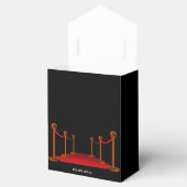 Ballotins Chic Sweet 16 Tapis noir et rouge fête d'anniversa (Ouvert)