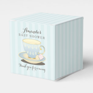 Ballotins Chic Teacup en Baby shower Bleu Ballotin Gable
