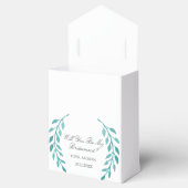 Ballotins Chic Turquoise Botanique Serez-Vous Ma Femme D'Acc (Ouvert)