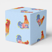 Ballotins Chicken Rooster Blue Boys Birthday Cake Ballotin (Arrière)