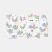 Ballotins Chien blanc Aussiedoodé Anniversaire Merci (Déplié)