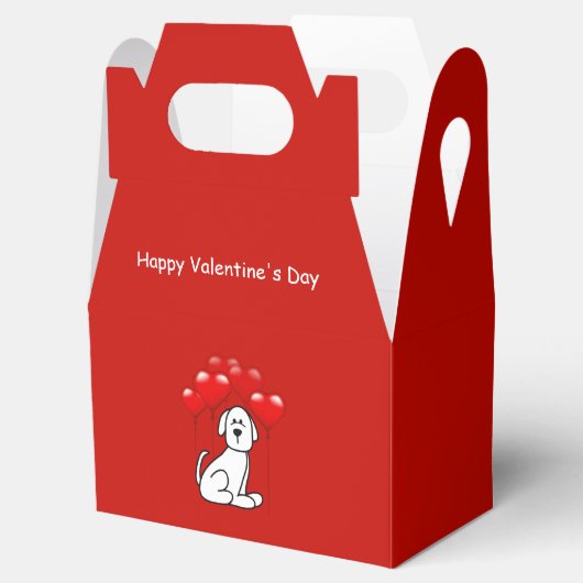 Ballotins Chien Chien Chien Chien Valentine Red Heart Party (Ouvert)