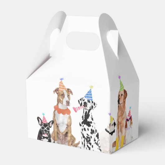 Ballotins Chien chiot Merci d'anniversaire (Arrière)