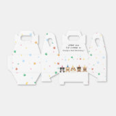 Ballotins Chien chiot Merci d'anniversaire (Déplié)