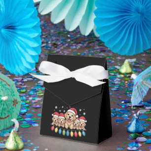 Ballotins Chien de Noël Retriever doré drôle 