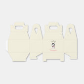 Ballotins Chien husky noir et blanc mignon (Déplié)