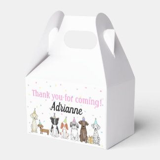 Ballotins Chien Paw-ty Birthday Girl Personnalisé