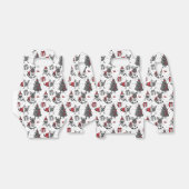 Ballotins Chiens de Noël dans le dessin de style livre d'art (Déplié)